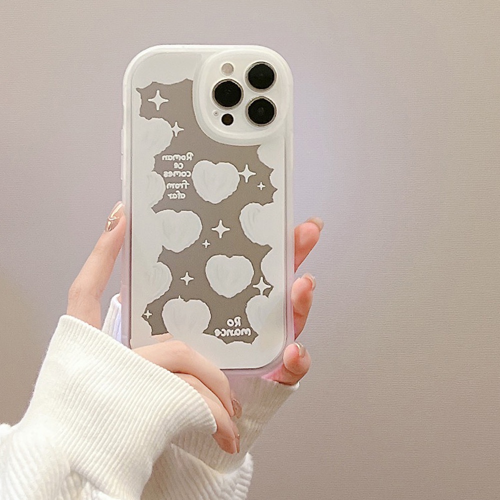 Casing Iphone 11 8 7 Plus SE2 XS XR 12 13 Mini PRO MAX Motif Love Cloud