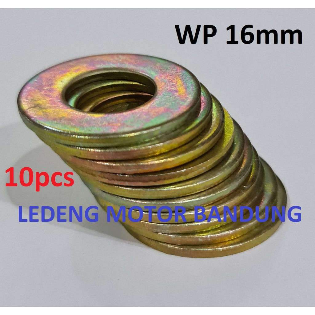 Ring Plat WP 16 mm Cincin Bulat M16 isi 10pcs