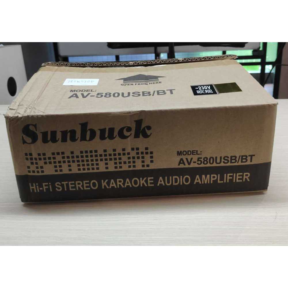 Audio Amplifier Karaoke 5CH 920W AV-580USB Bluetooth EQualizer Sunbuck