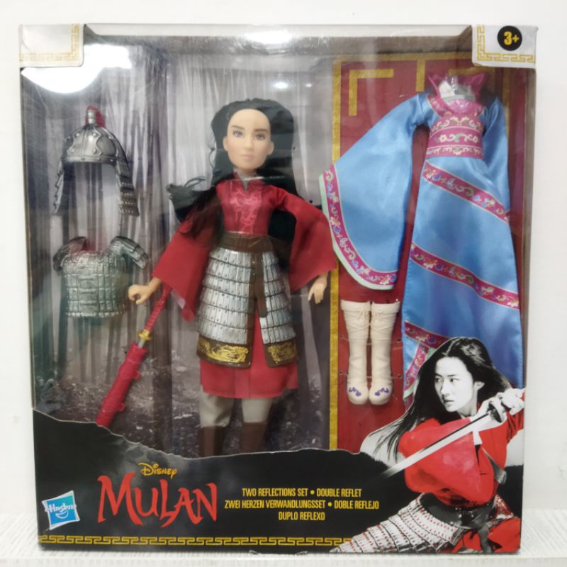 ori original hasbro disney mulan two reflections reflection set double reflet fashion doll mainan anak ganti pakaian boneka hadiah kado ultah cewek perempuan putri