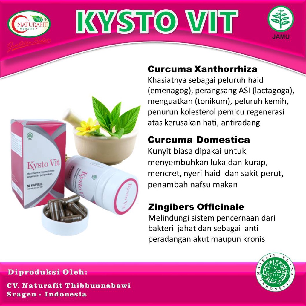 

TANPA OPERASI/Kysto Vit Naturafit Menyembuhkan masalah haid menstruasi/Obat herbal asli/obat herbal tanpa bahan kimia/obat herbal bpom/obat herbal original langsung pabrik