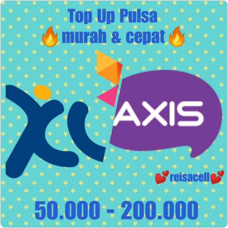 Top Up Pulsa XL, Axis 50.000 s/d 200.000