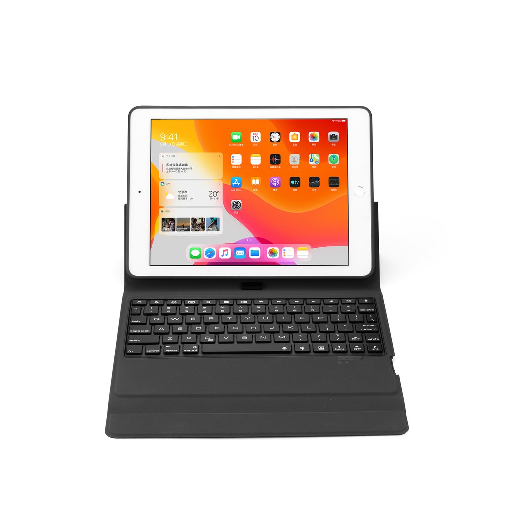 BLUEFINGER W97S - Bluetooth Keyboard Case Non Touchpad for iPad 2017/2018 - iPad Case + BT Keyboard