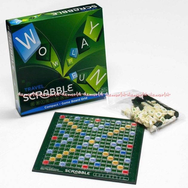 Travel Scrabble Original Mainan Tebak Kata Skrebble Susun Kata Edukasi Untuk Menemani Saat Treveling