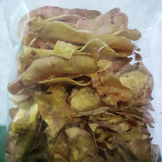 

Kripik pisang Ambon 100% gula asli.