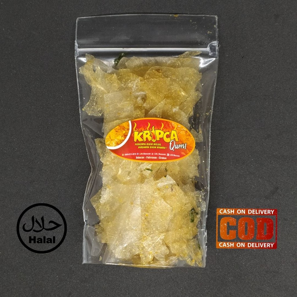 

isi 5pcs Kripca - Kripik Kaca Original 50gr / Kripca Queen