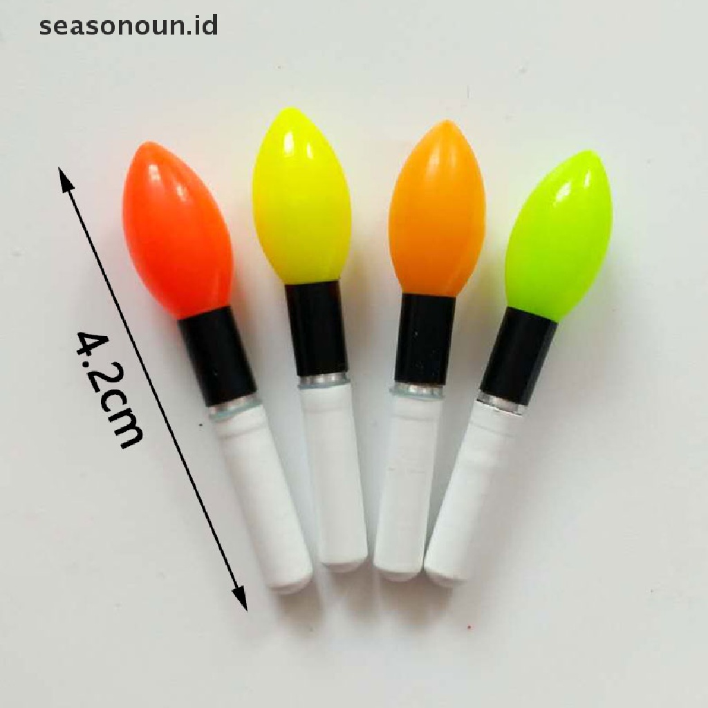 (seasonoun) 2pcs Stik Lampu LED Apung Luminous Untuk Memancing Malam Hari