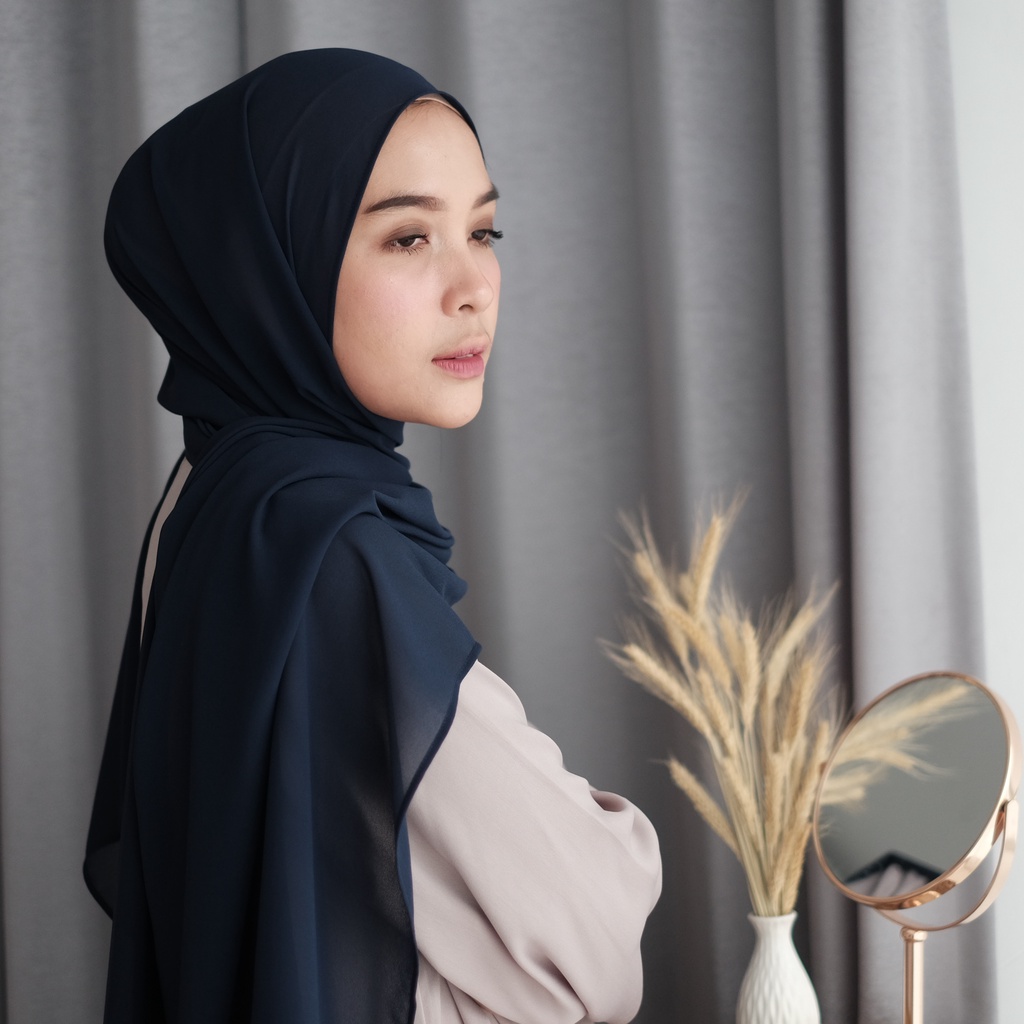 COD - PASHMINA BASIC POLOS CERUTY BABY DOLL PREMIUM 180x75 CM | PASHMINA SHAWL - ABEELA