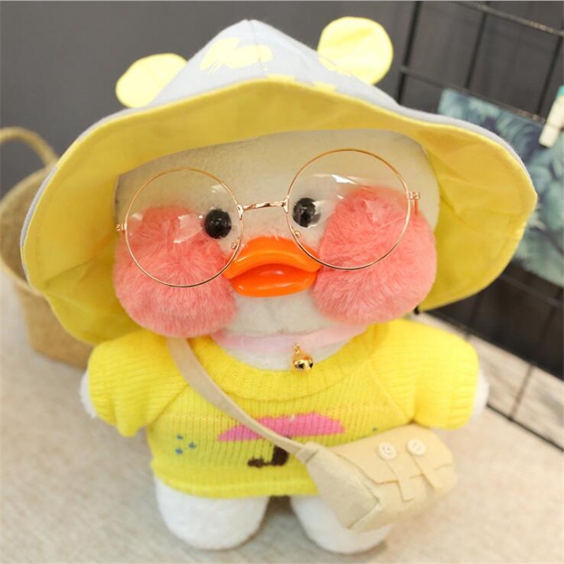 Mainan Boneka Stuffed Plush Bebek Lalafanfan 30cm Untuk Hadiah Ulang Tahun Anak