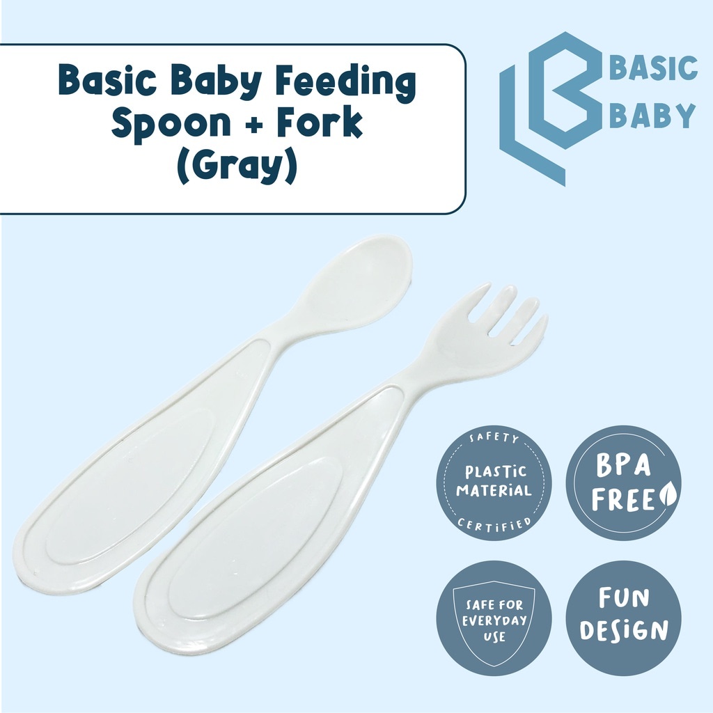 Basic Baby - Feeding Spoon + Fork