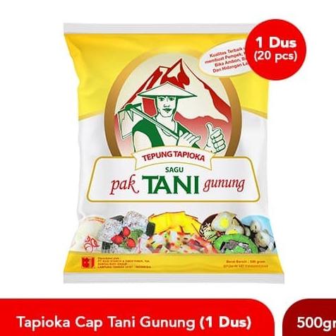 

PROMO Paket Tepung Tapioka Cap Pak Tani Gunung 500 Gram (1 Dus)