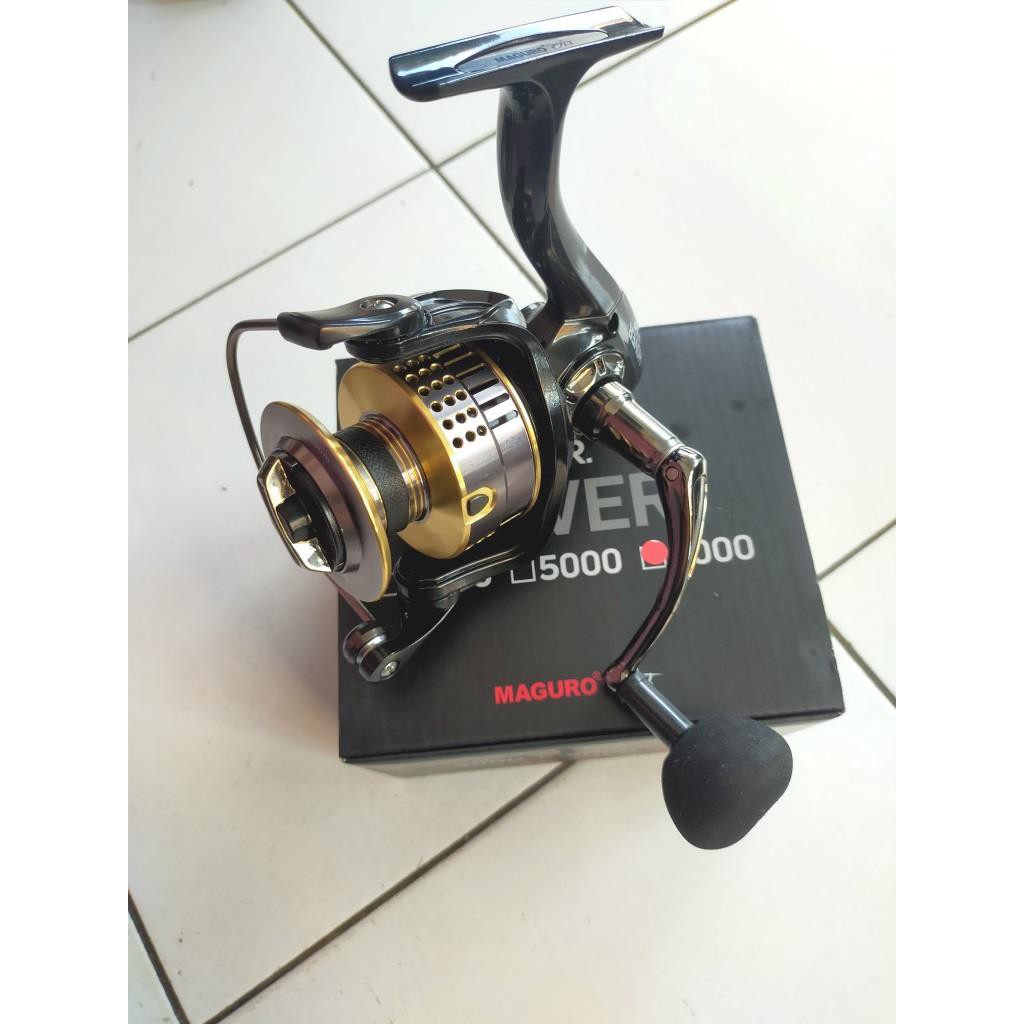 Reel Spinning Maguro Hover 1000 2000 3000 4000 5000 6000 Power Handle Kuat