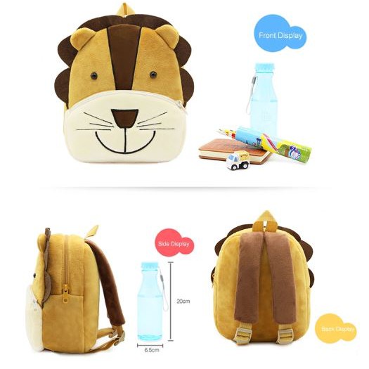 TAS SEKOLAH ANAK KARAKTER ANIMAL / Ransel / LION / TAS ANAK KARAKTER SINGA