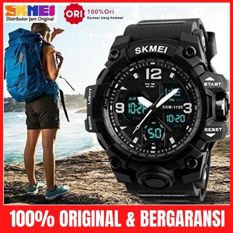 SKMEI Jam Tangan Pria SKMEI 1155B / Jam Tangan SKMEI Pria Original | Jam Tangan Anti Air | Skimei
