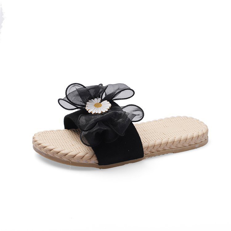 NDY 05 SANDAL FLIPFLOP PITA TALI SUN FLOWERS