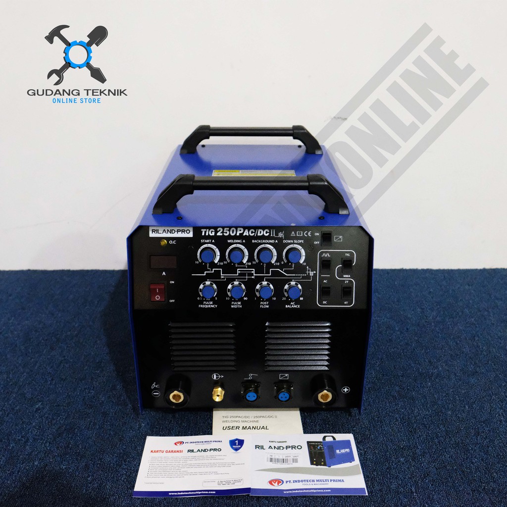 Mesin Las TIG Riland Pro TIG-250P AC|DC - Welding Machine