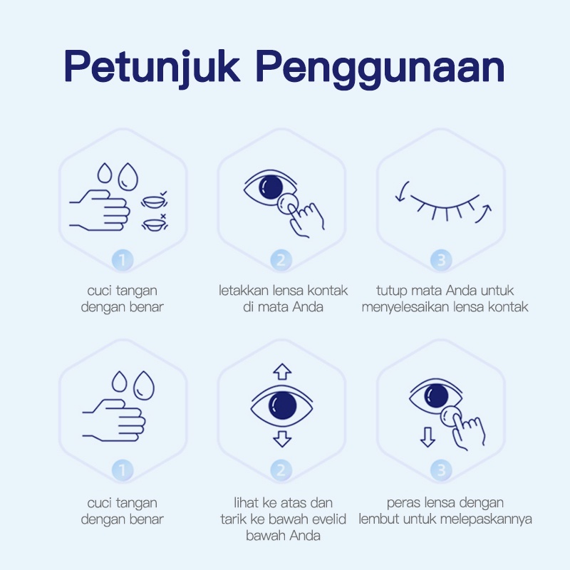 Softlens minus (-1.00 s/d -8.00) /Magister Softlens/Softlens Bening Minus / Softlens Clear Min Semua