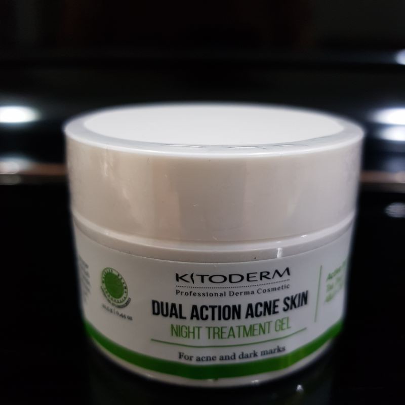 Kitoderm Dual Action Acne Cream Night Treatment Gel