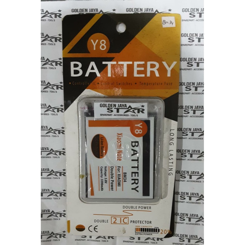 BATERAI XIAOMI MI NOTE PRO / BM34 DOUBLE POWER PROMO