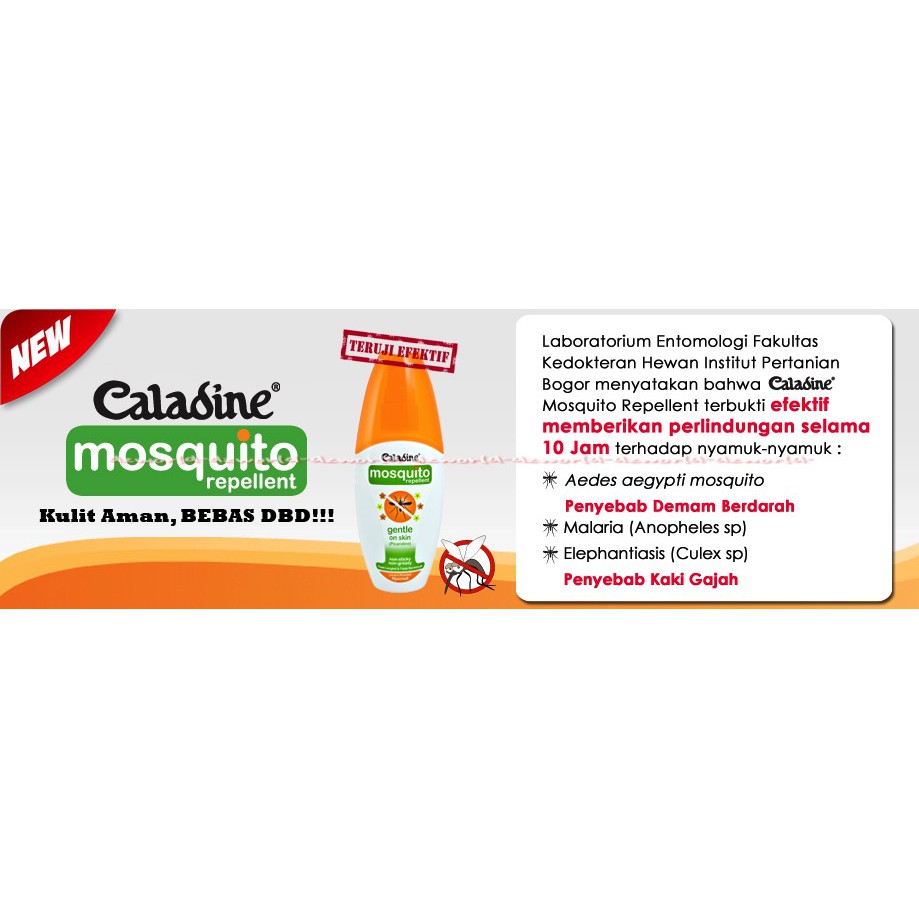 Caladine Mosquito Repellent Spray 100ml Lotion Bayi Untuk Melindungi Dari Gigitan Nyamuk Kaladine Anti Nyamuk Caladin