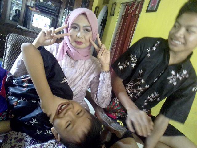 Batik Couple Keluarga Sania Ruffle Ori Ndoro Jowi Dnt Motif Kipas