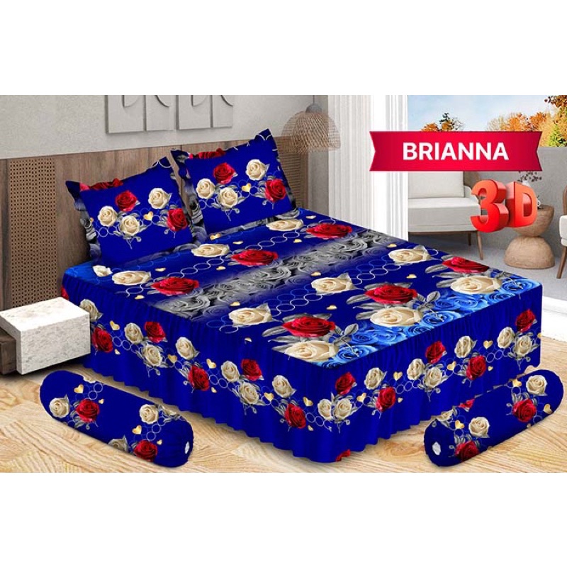 (BISA COD) SPREI BONITA RUMBAI UK 180*200 CM