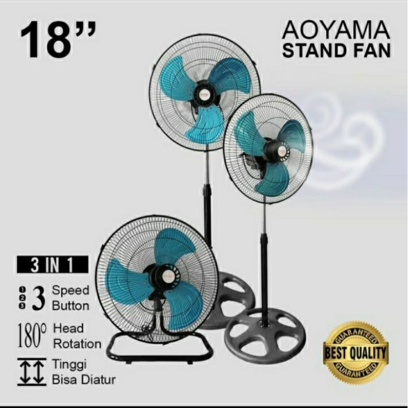 Kipas angin tornado besi Aoyama 3 in 1 18 inch ( SJN/el )