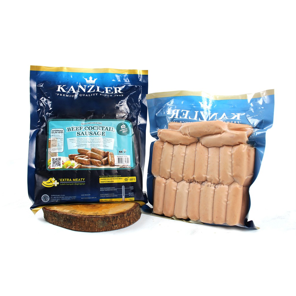 

Kanzler sosis beef cocktail 500gr