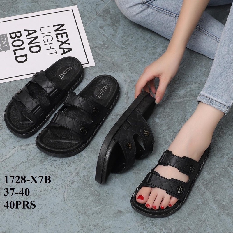 BALANCE 0912-19 SANDAL SLOP PEREMPUAN SANDAL KARET IMPORT TERMURAH