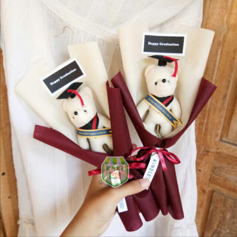 

Buket boneka wisuda - buket wisuda - hadiah wisuda