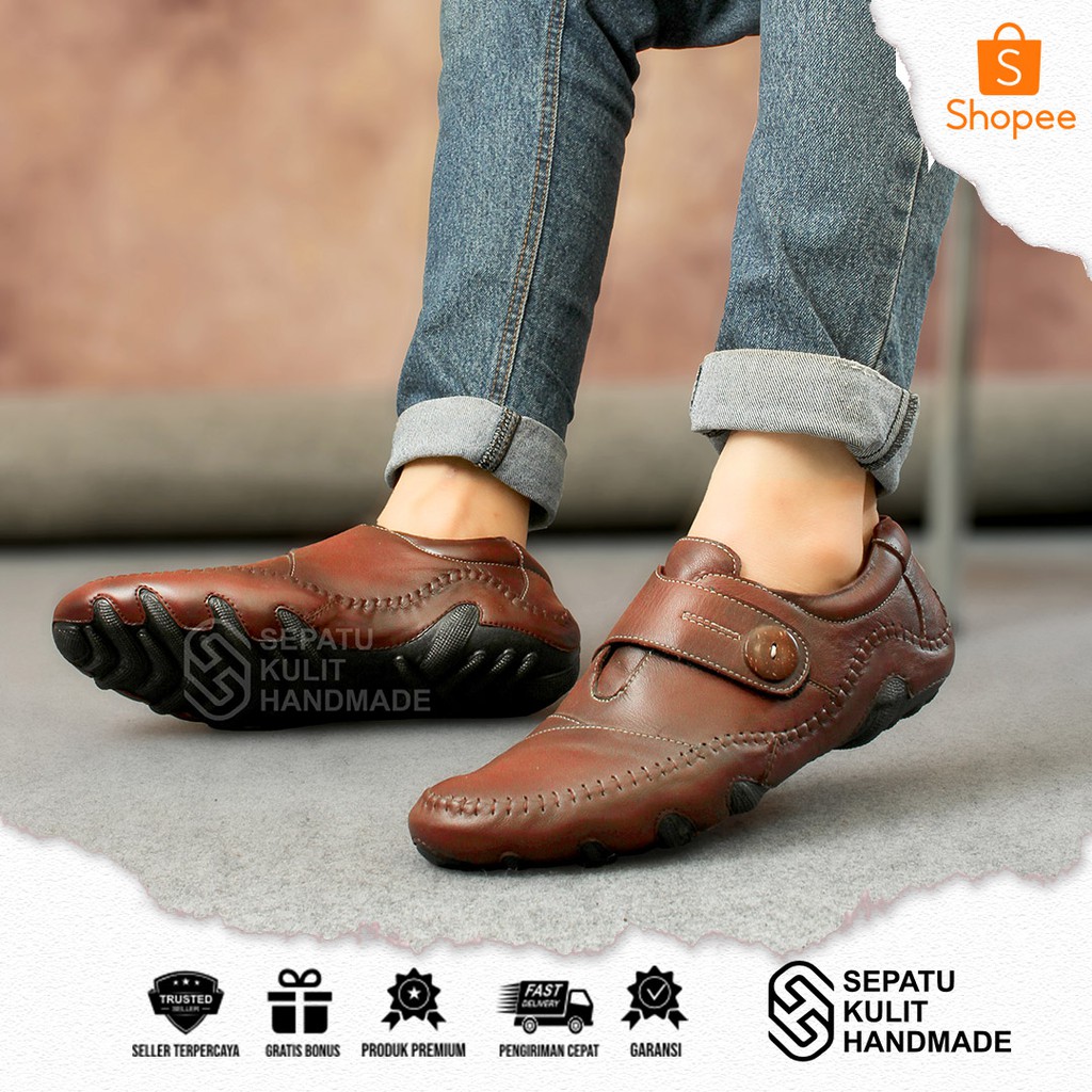 SEPATU KULIT PRIA - SEPATU PESTA PRIA - SEPATU PENTOPEL KONDANGAN - BAHAN KULIT SAPI - BLZ x ALBERTO