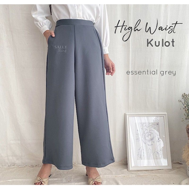 KULOT SCUBA HIGHWAIST JUMBO XXL CELANA KULOT WANITA  !  maal collection