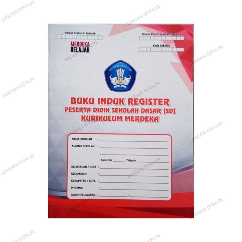 

Buku Induk Register siswa SD Kurikulum Merdeka
