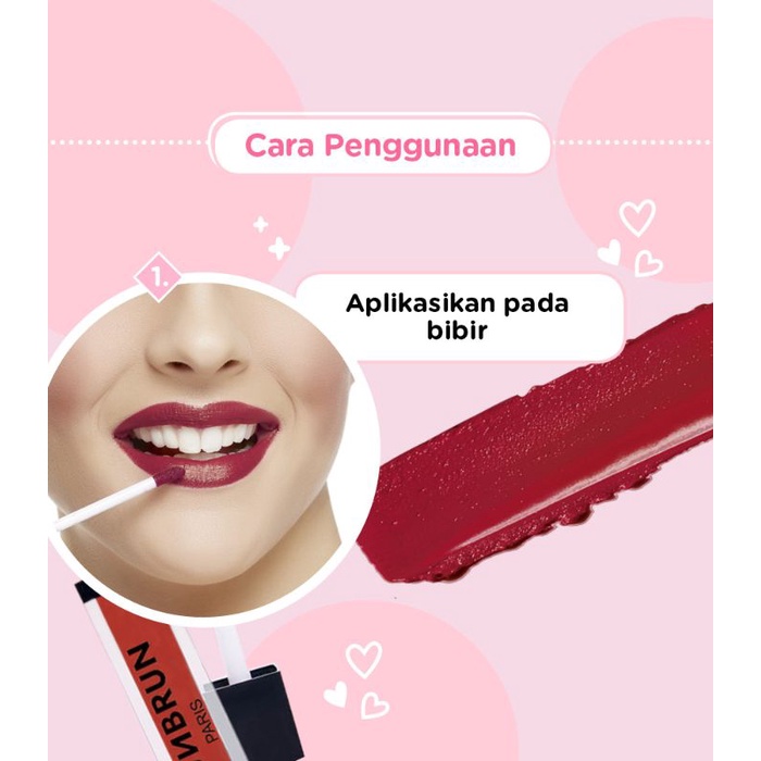 Brunbrun Sophie Martin Paris lipstik Melted Matte Lip Color Aria