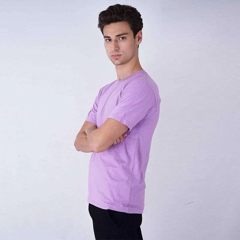 LILAC KATUN OVERSIZE TSHIRT | KAOS TUMBLR TEE BAJU UNGU PURPLE polos couple