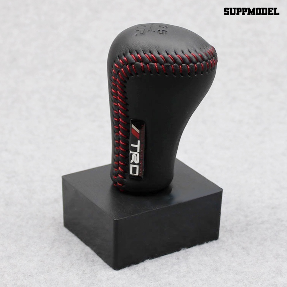 Shiftknob Manual 5 Percepatan Bahan Kulit Imitasi Untuk Mobil Toyota TRD