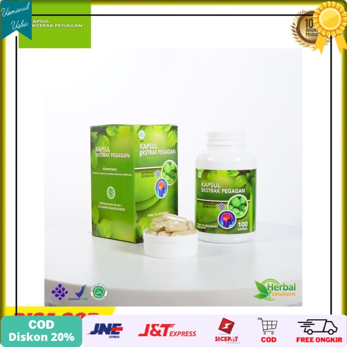 

◾COD◾ Obat Sakit Kepala Migran - Vertigo - Kapsul Ekstrak Pegagan