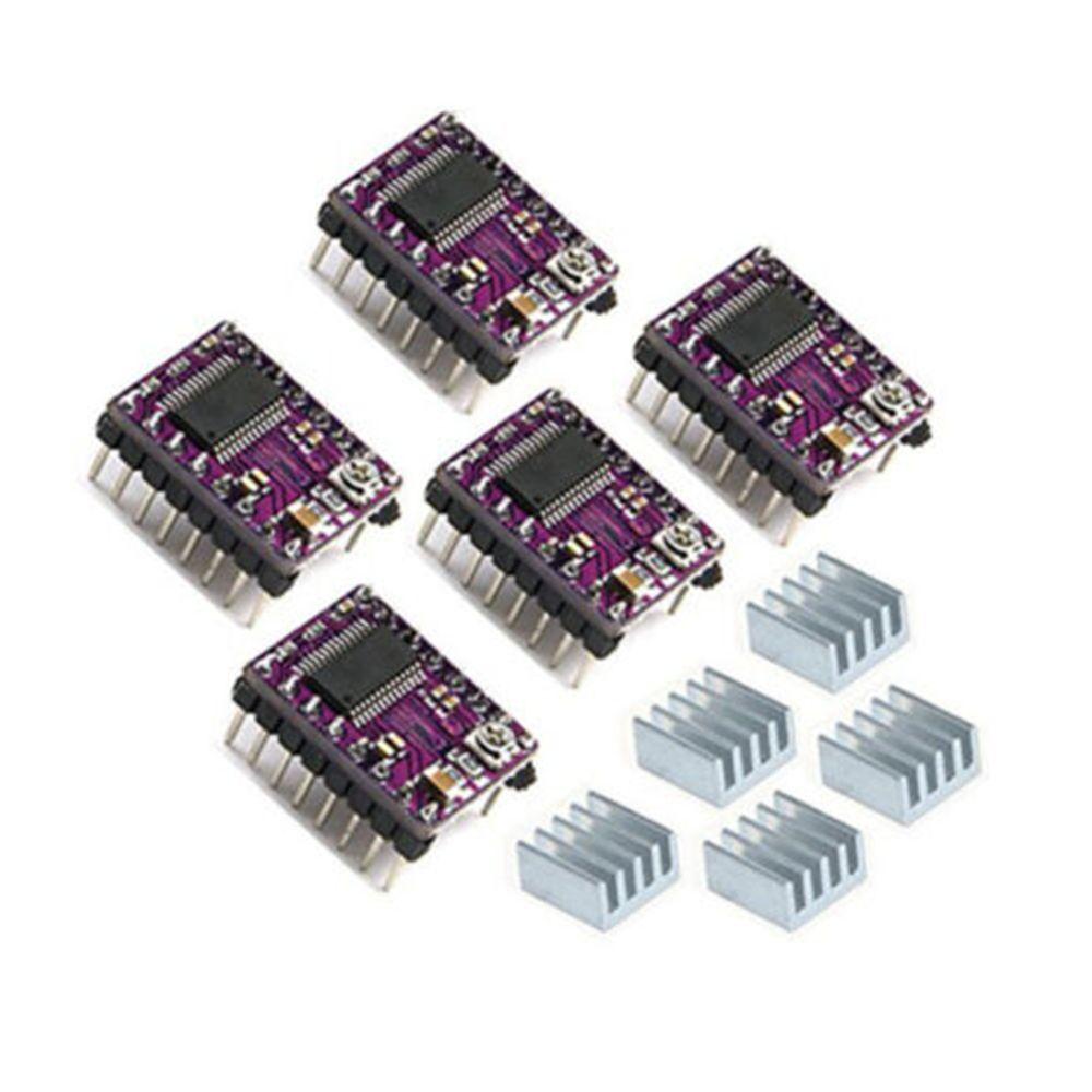 Preva 2Pcs Stepping Motor Driver Tahan Lama 3D Printer Aksesoris 3D Printer Parts Komponen Elektronik