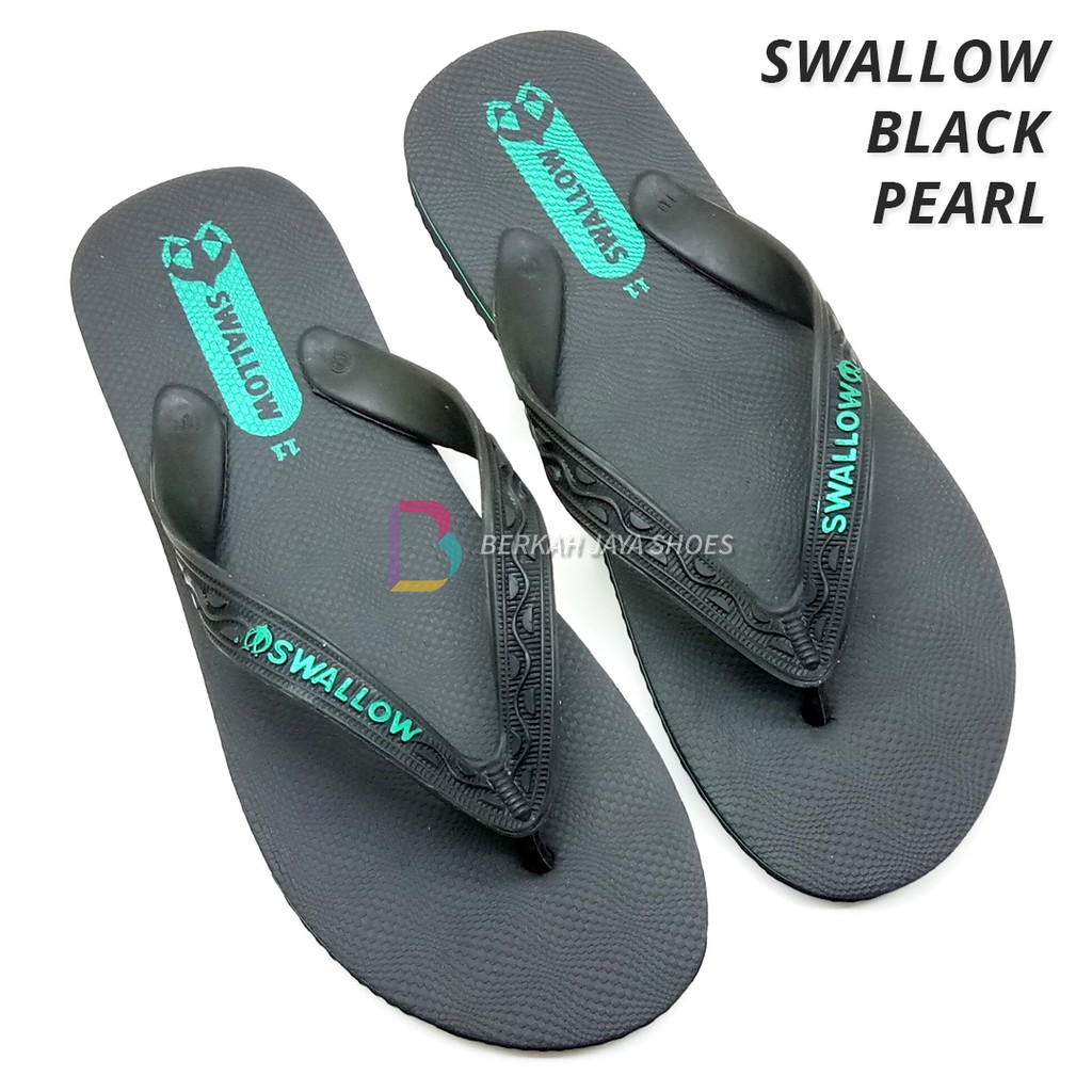 Sandal Jepit Swallow - Sandal Jepit Swallow Hitam (Black Pearl)