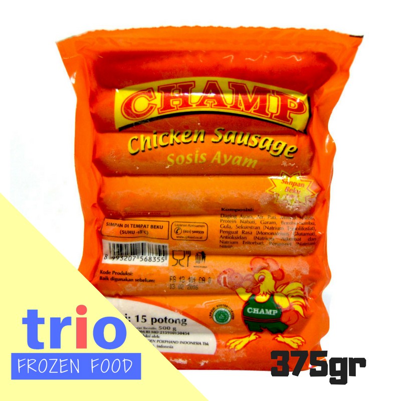 

Champ Chicken Sausage / Sosis Ayam isi 15pcs 375gr