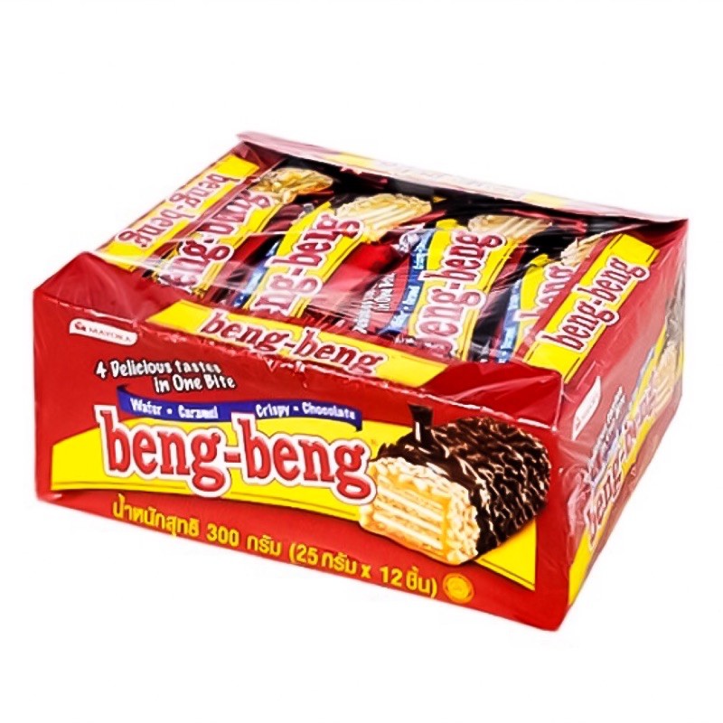 

Beng beng wafer caramel crispy chocolate 1 pak isi 20pcs / Beng beng murah solo / SLAI OLAI ISI 12