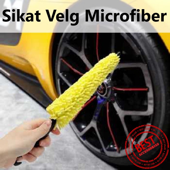 Sikat VELG Mobil Lap Alat Pembersih Brush Velg Ban Mobil 727