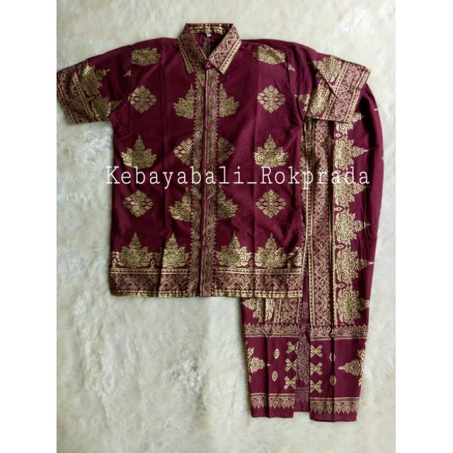 COUPL BATIK SARIMBIT PRADA SARIMBIT BATIK MURAH BATIK MARRON