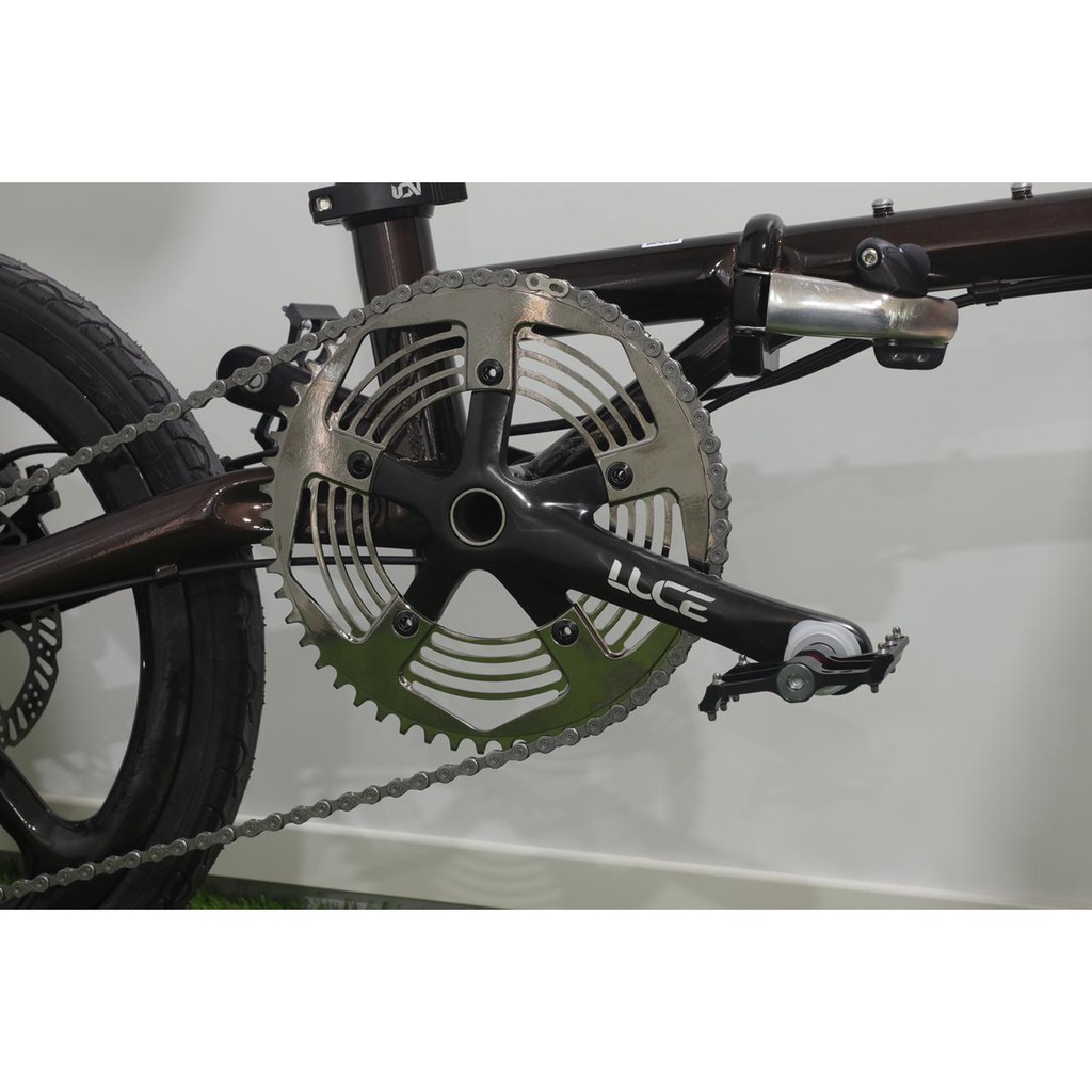 Ekspedisi Sepeda Lipat Element Troy X 10 Speed 16 Inch Velg Carbon Koper Garansi SNI-3