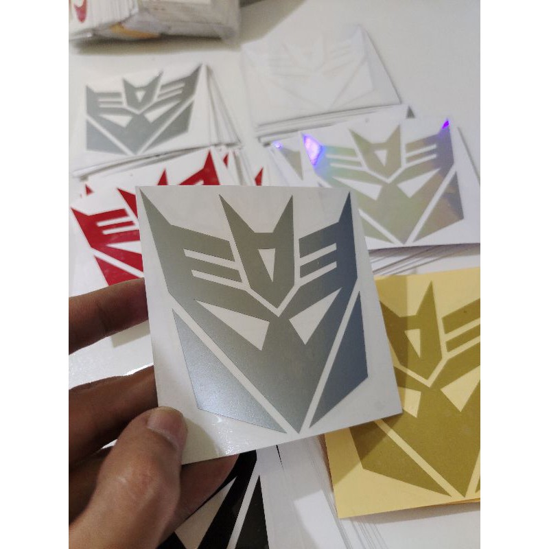 STICKER TRANSFORMERS CUTTING