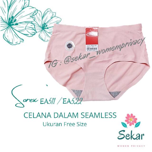 Celana Dalam Sorex Seamless Ukuran Free Size Shopee Indonesia
