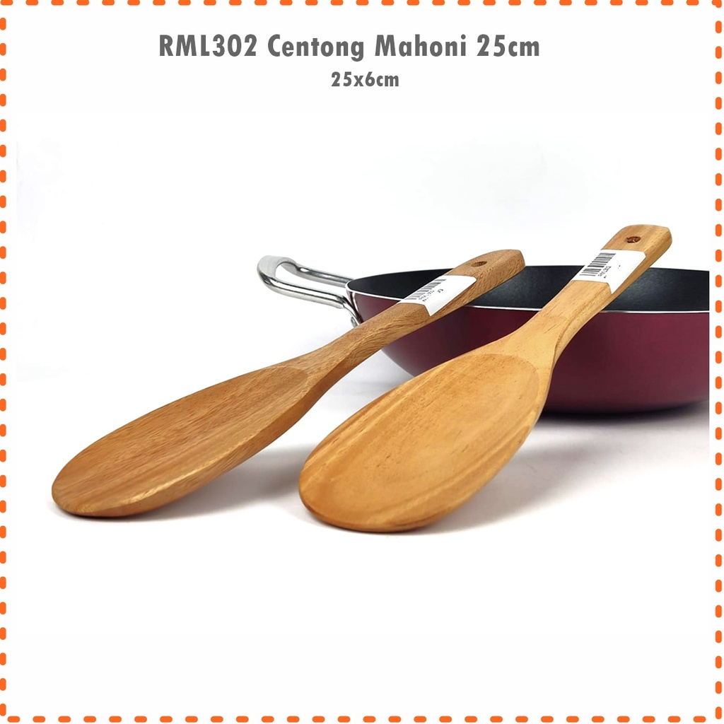 Centong Nasi Kayu Mahoni &amp; Sonokeling  22cm, 25cm &amp; Jumbo 33cm