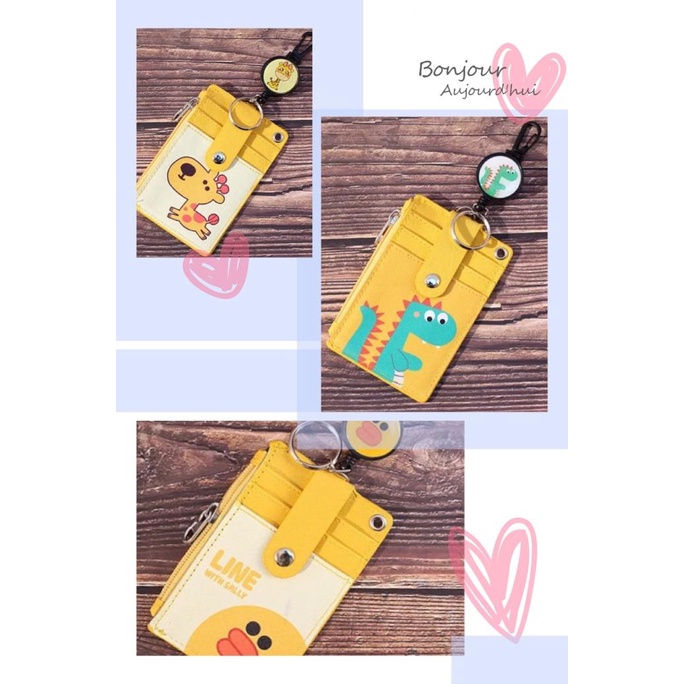 

READY COD Tempat Kartu Unik/ ID Card Holder Motif Kartun Lucu For Kartu MRT 10th PROMOKode 4417