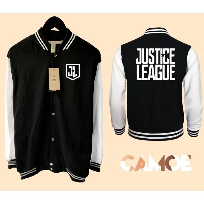 Jaket Varsity Baseball Justice League DC comics