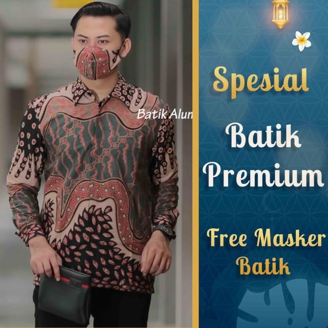 READY BAJU BATIK PRIA SOLO JAWA SLIM FIT PREMIUM KEMEJA BATIK PRIA G654FD5G